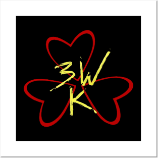 3 Way Kiss Logo Posters and Art